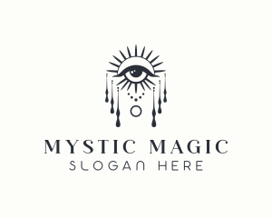 Mystical Fortune Teller Eye logo design