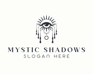 Mystical Fortune Teller Eye logo design