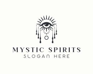 Mystical Fortune Teller Eye logo design