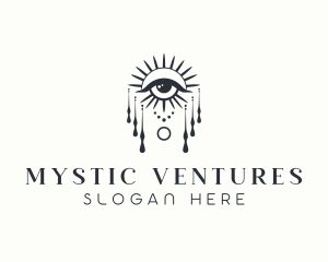 Mystical Fortune Teller Eye logo design