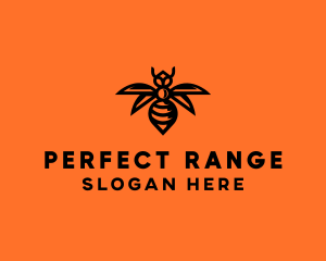 Wasp Wings Flying logo design