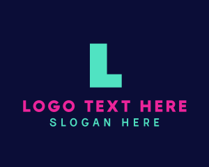 Font - Neon Chunky Font logo design