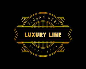 Luxury Art Deco logo design