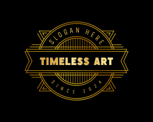 Luxury Art Deco logo design