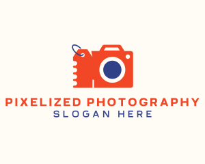 Camera Shopping Tag Coupon logo design