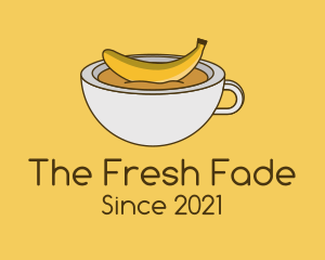 Banana Coffee Mug  logo design