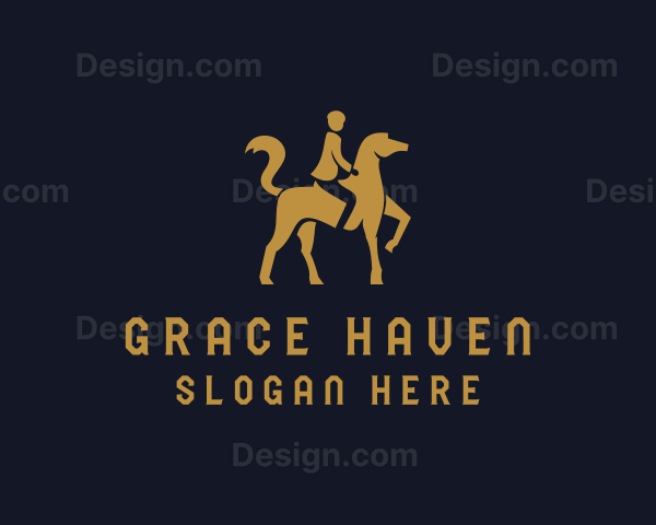 Equestrian Stallion Horse Logo