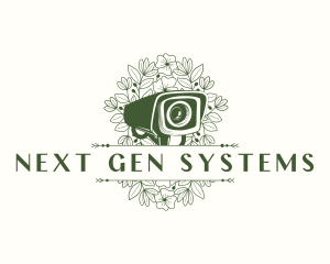 Floral Camera Cctv logo