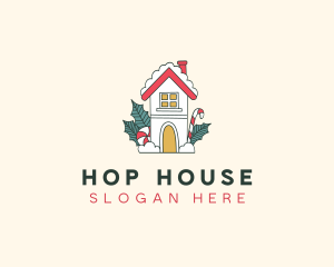 Holiday Snow House logo design