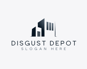 Warehouse Building Storage logo design