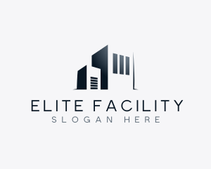 Warehouse Building Storage logo design