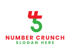 Modern Generic Number 45 logo