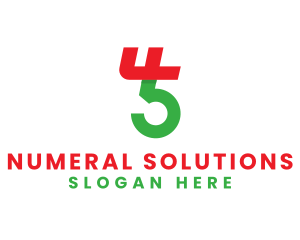 Modern Generic Number 45 logo