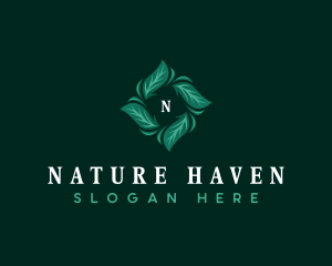 Nature Leaves Therapy logo design