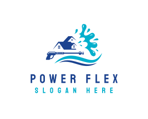 Cleaning Power Washing logo design