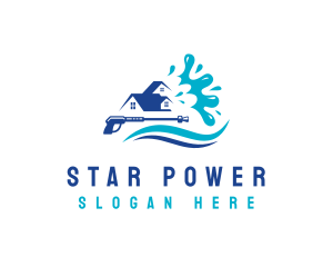 Cleaning Power Washing logo design