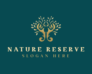 Tree Nature Leaf logo design