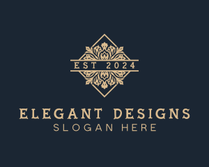 Elegant Flower Florist logo design