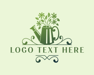 Gardener Watering Can logo