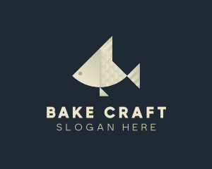 Paper Fish Craft logo design