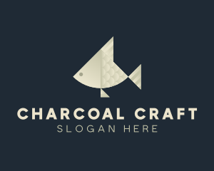 Paper Fish Craft logo design