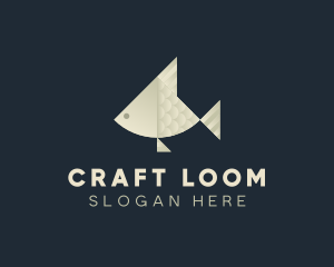 Paper Fish Craft logo design