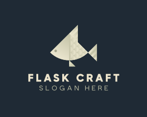 Paper Fish Craft logo design