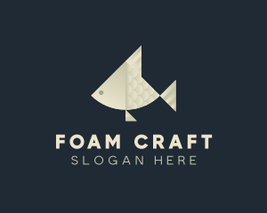 Paper Fish Craft logo design