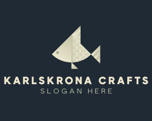 Paper Fish Craft logo design