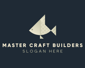 Paper Fish Craft logo design