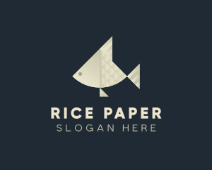 Paper Fish Craft logo design