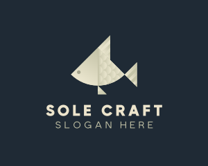 Paper Fish Craft logo design