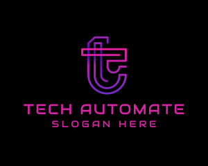 Tech Digital Cyberspace logo design