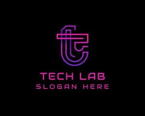 Tech Digital Cyberspace logo design