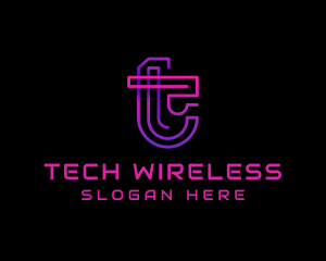 Tech Digital Cyberspace logo design