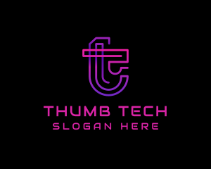 Tech Digital Cyberspace logo design