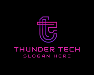 Tech Digital Cyberspace logo design