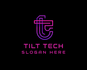 Tech Digital Cyberspace logo design