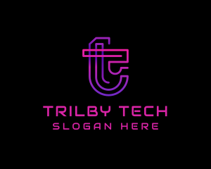 Tech Digital Cyberspace logo design