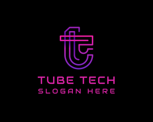 Tech Digital Cyberspace logo design