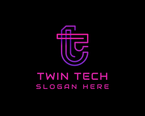 Tech Digital Cyberspace logo design