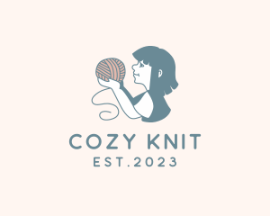 Kid Crochet Yarn logo design