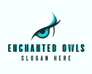 Owl Bird Eye logo