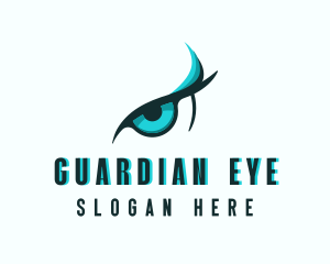 Owl Bird Eye logo design