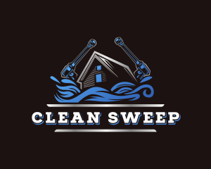 Cleaning Power Washer logo design