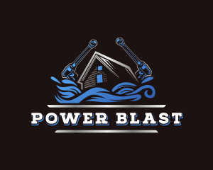 Cleaning Power Washer logo design