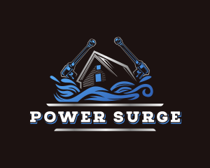 Cleaning Power Washer logo design