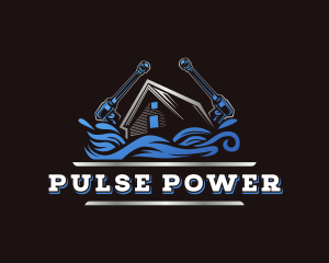 Cleaning Power Washer logo design