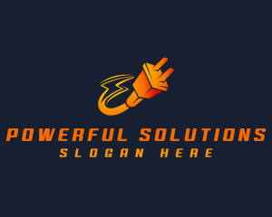 Electric Power Plug logo design