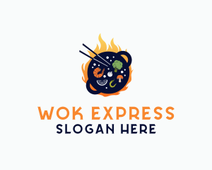 Flame Cooking Wok logo